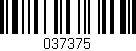 Código de barras (EAN, GTIN, SKU, ISBN): '037375'