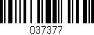 Código de barras (EAN, GTIN, SKU, ISBN): '037377'