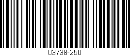 Código de barras (EAN, GTIN, SKU, ISBN): '03738-250'