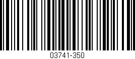 Código de barras (EAN, GTIN, SKU, ISBN): '03741-350'