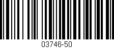 Código de barras (EAN, GTIN, SKU, ISBN): '03746-50'
