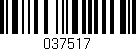Código de barras (EAN, GTIN, SKU, ISBN): '037517'