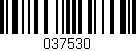 Código de barras (EAN, GTIN, SKU, ISBN): '037530'
