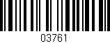 Código de barras (EAN, GTIN, SKU, ISBN): '03761'