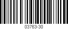 Código de barras (EAN, GTIN, SKU, ISBN): '03763-30'