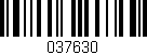 Código de barras (EAN, GTIN, SKU, ISBN): '037630'