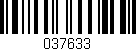 Código de barras (EAN, GTIN, SKU, ISBN): '037633'