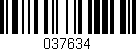Código de barras (EAN, GTIN, SKU, ISBN): '037634'