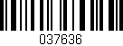 Código de barras (EAN, GTIN, SKU, ISBN): '037636'
