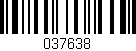 Código de barras (EAN, GTIN, SKU, ISBN): '037638'
