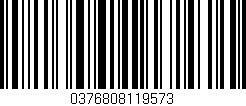 Código de barras (EAN, GTIN, SKU, ISBN): '0376808119573'