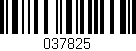Código de barras (EAN, GTIN, SKU, ISBN): '037825'