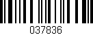 Código de barras (EAN, GTIN, SKU, ISBN): '037836'