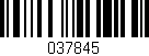 Código de barras (EAN, GTIN, SKU, ISBN): '037845'