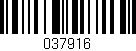 Código de barras (EAN, GTIN, SKU, ISBN): '037916'