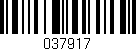 Código de barras (EAN, GTIN, SKU, ISBN): '037917'
