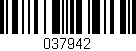Código de barras (EAN, GTIN, SKU, ISBN): '037942'