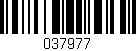 Código de barras (EAN, GTIN, SKU, ISBN): '037977'