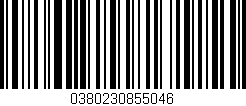 Código de barras (EAN, GTIN, SKU, ISBN): '0380230855046'