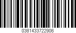 Código de barras (EAN, GTIN, SKU, ISBN): '0381433722906'