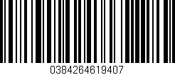 Código de barras (EAN, GTIN, SKU, ISBN): '0384264619407'