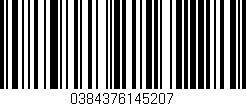 Código de barras (EAN, GTIN, SKU, ISBN): '0384376145207'