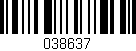 Código de barras (EAN, GTIN, SKU, ISBN): '038637'