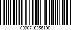 Código de barras (EAN, GTIN, SKU, ISBN): '0388710956108'