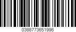 Código de barras (EAN, GTIN, SKU, ISBN): '0388773651996'