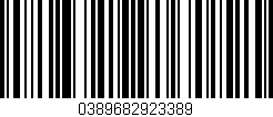 Código de barras (EAN, GTIN, SKU, ISBN): '0389682923389'