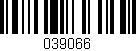 Código de barras (EAN, GTIN, SKU, ISBN): '039066'