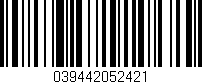 Código de barras (EAN, GTIN, SKU, ISBN): '039442052421'
