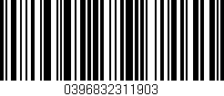 Código de barras (EAN, GTIN, SKU, ISBN): '0396832311903'