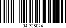 Código de barras (EAN, GTIN, SKU, ISBN): '04-735044'