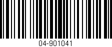 Código de barras (EAN, GTIN, SKU, ISBN): '04-901041'