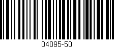 Código de barras (EAN, GTIN, SKU, ISBN): '04095-50'