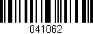 Código de barras (EAN, GTIN, SKU, ISBN): '041062'