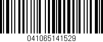 Código de barras (EAN, GTIN, SKU, ISBN): '041065141529'