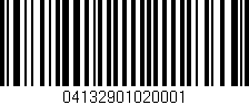 Código de barras (EAN, GTIN, SKU, ISBN): '04132901020001'