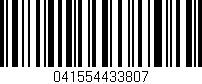 Código de barras (EAN, GTIN, SKU, ISBN): '041554433807'