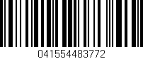 Código de barras (EAN, GTIN, SKU, ISBN): '041554483772'