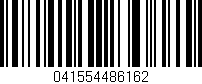 Código de barras (EAN, GTIN, SKU, ISBN): '041554486162'