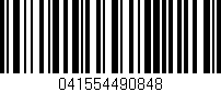 Código de barras (EAN, GTIN, SKU, ISBN): '041554490848'