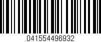Código de barras (EAN, GTIN, SKU, ISBN): '041554496932'