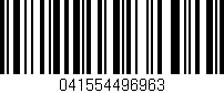 Código de barras (EAN, GTIN, SKU, ISBN): '041554496963'