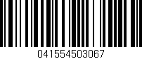 Código de barras (EAN, GTIN, SKU, ISBN): '041554503067'