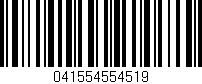 Código de barras (EAN, GTIN, SKU, ISBN): '041554554519'