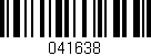 Código de barras (EAN, GTIN, SKU, ISBN): '041638'
