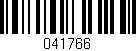 Código de barras (EAN, GTIN, SKU, ISBN): '041766'