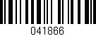 Código de barras (EAN, GTIN, SKU, ISBN): '041866'